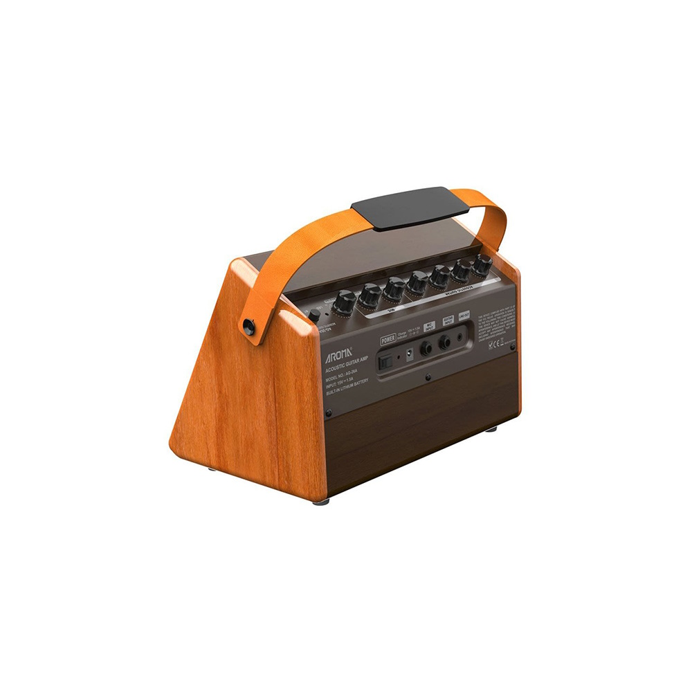 AROMA AG26A AMPLIFICATORE PER CHITARRA ACUSTICA 25 WATT RICARICABILE - immagine 2