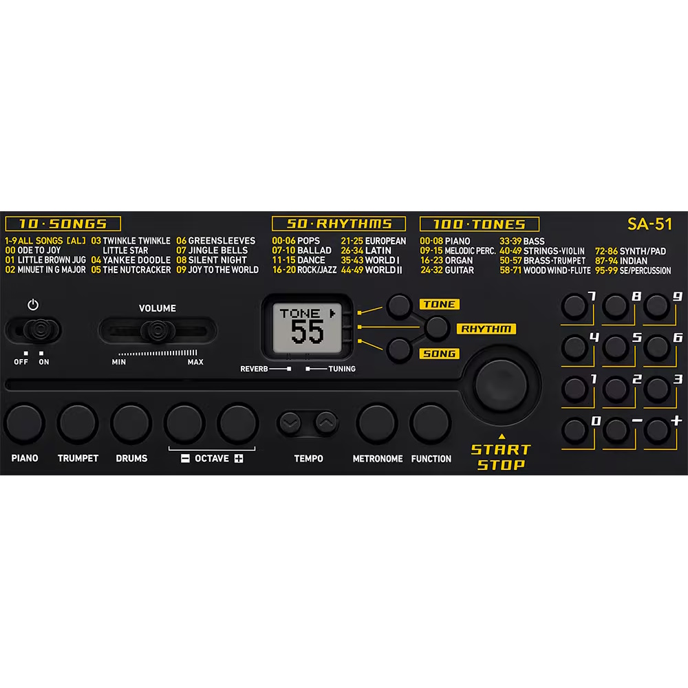 MINI TASTIERA CASIO SA-51 32 TASTI - immagine 3